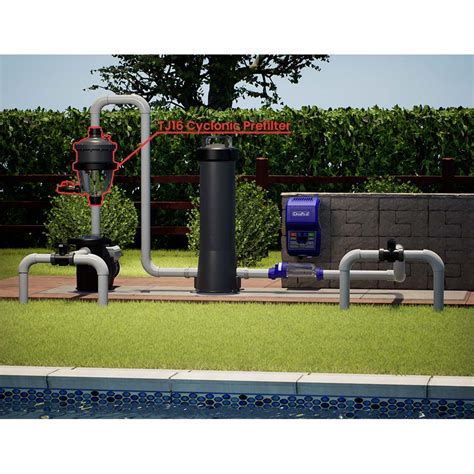 Circupool tj-16 - The CJ-2750 uses two filter cartridges to provide 270 sq ft of filtration surface area, which can handle swimming pools up to 34,000 gallons. When paired with the CircuPool® TJ-16 Typhoon cyclonic pre-filter, it can handle pools up to 54,000 gallons. Best of all, crystal-clear water is virtually guaranteed. 